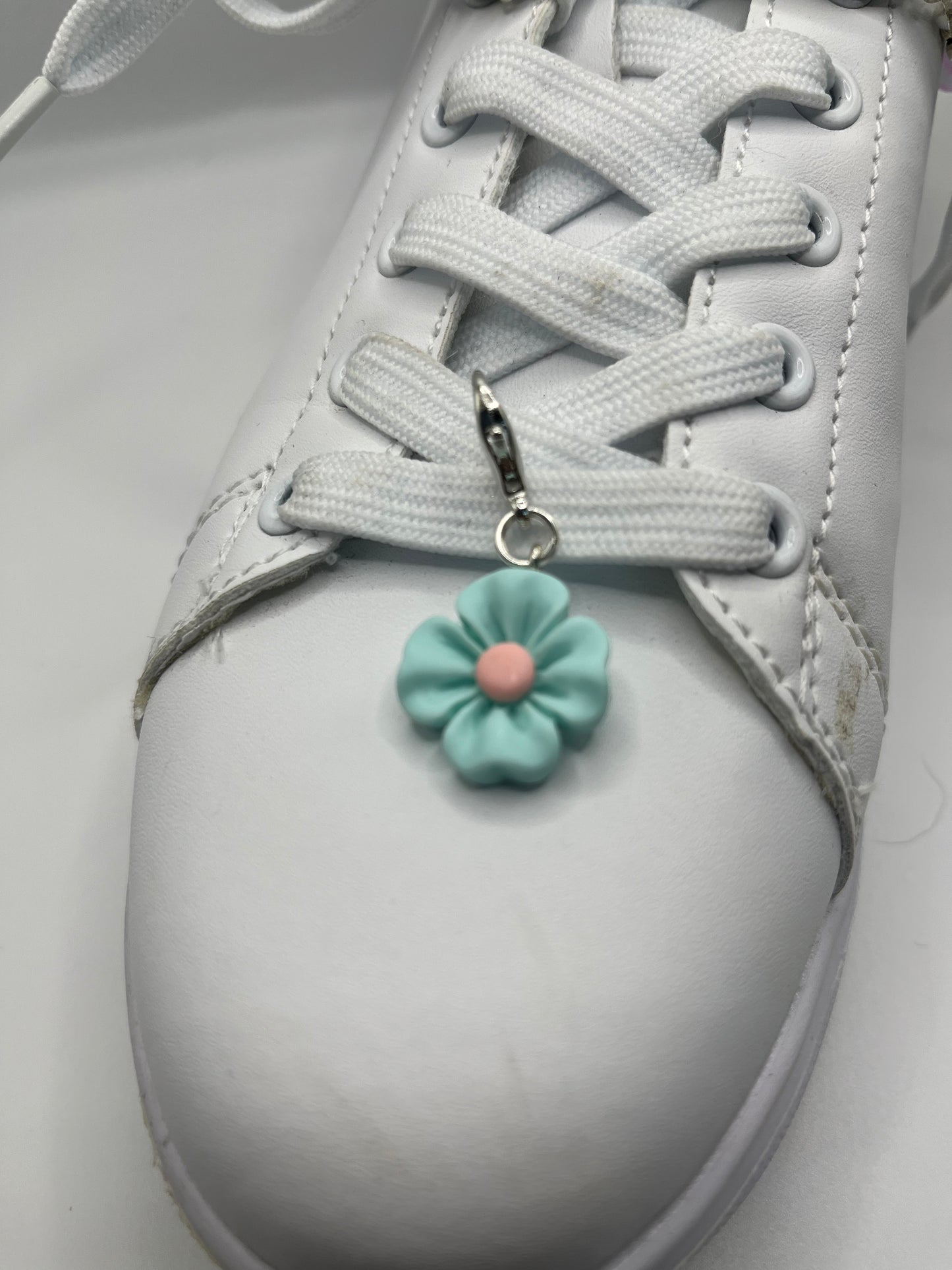 Blue Flower Shoe charm