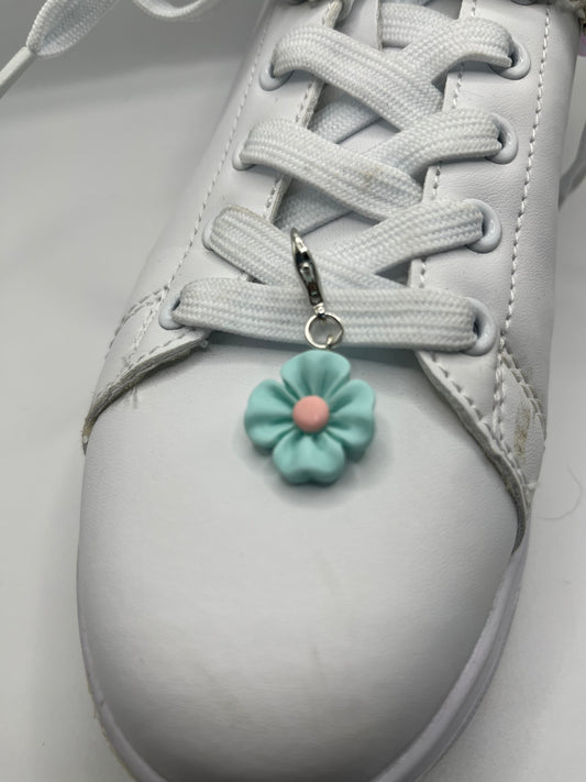 Blue Flower Shoe charm