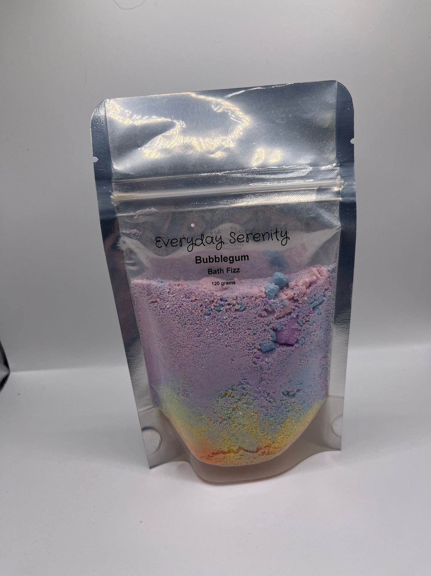 Bubblegum rainbow bath fizz